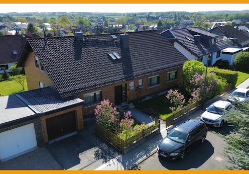 Blick auf die Immobilie