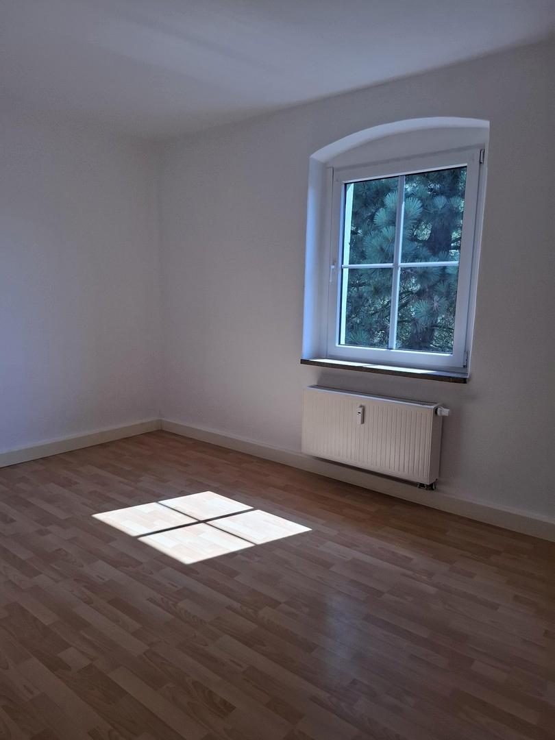 Blick im Schlafzimmer