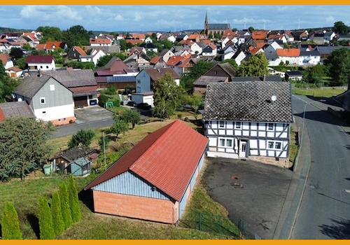 Blick zur Traufseite