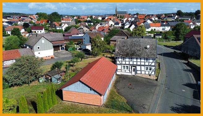 Blick zur Traufseite