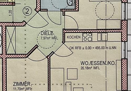 Grundriss Wohnung