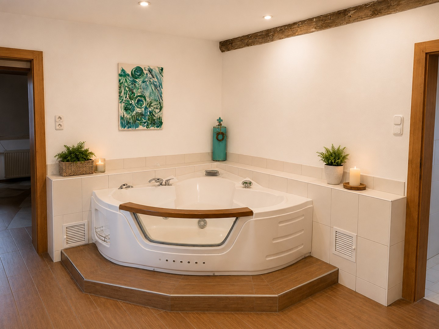 Bad mit luxuriöser Badewanne