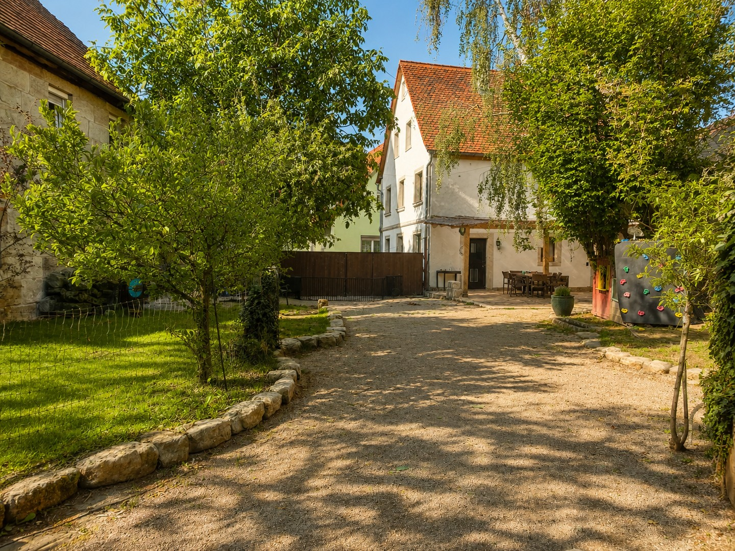 Blick von der Scheune