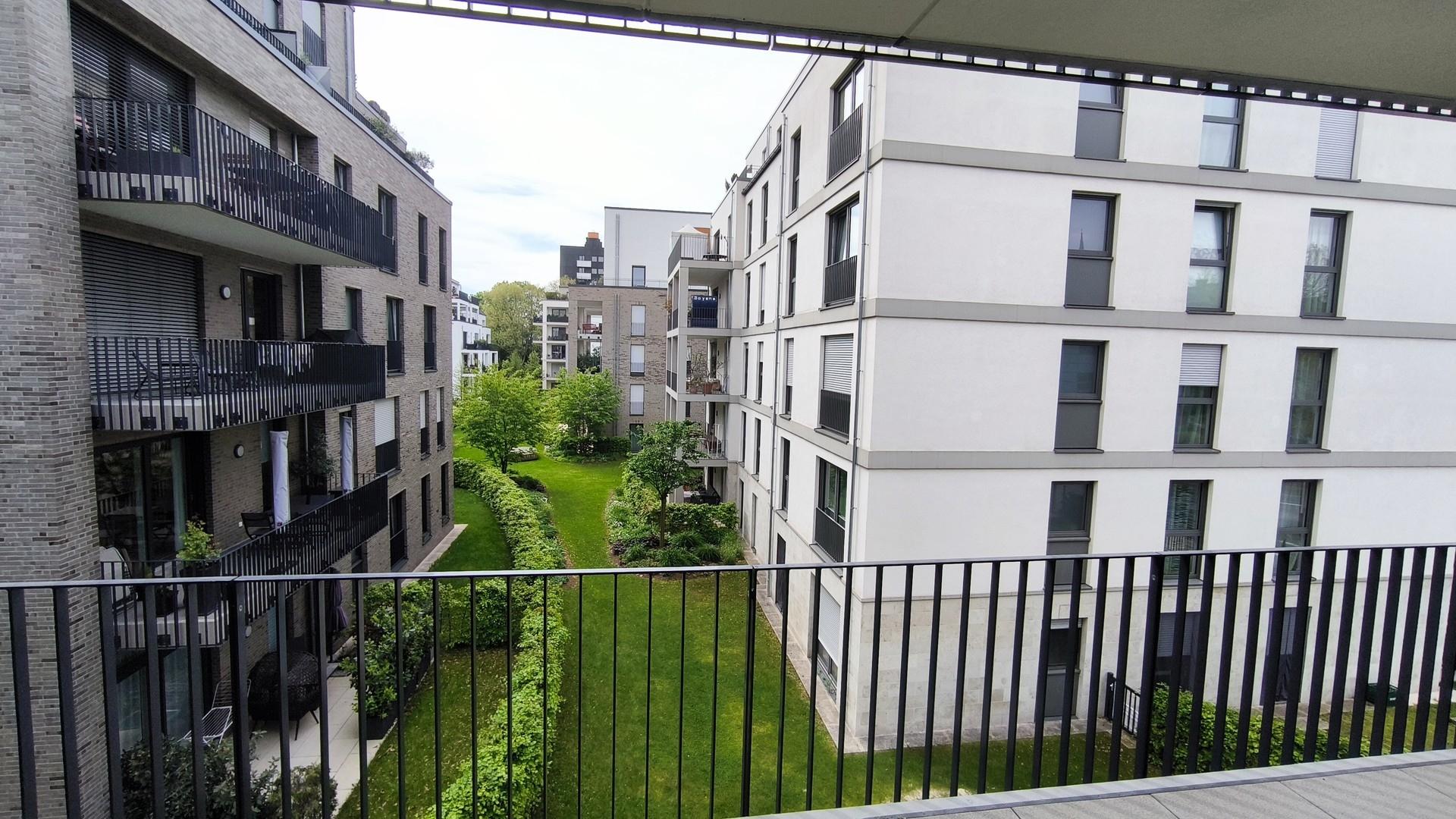 Blick aus dem Balkon
