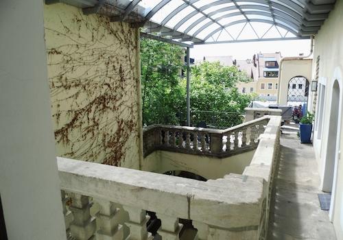 Blick auf Terrasse