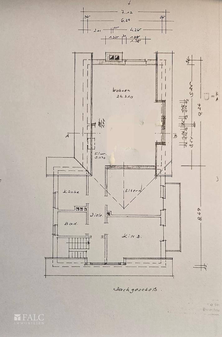 Grundriss Dachgeschoss