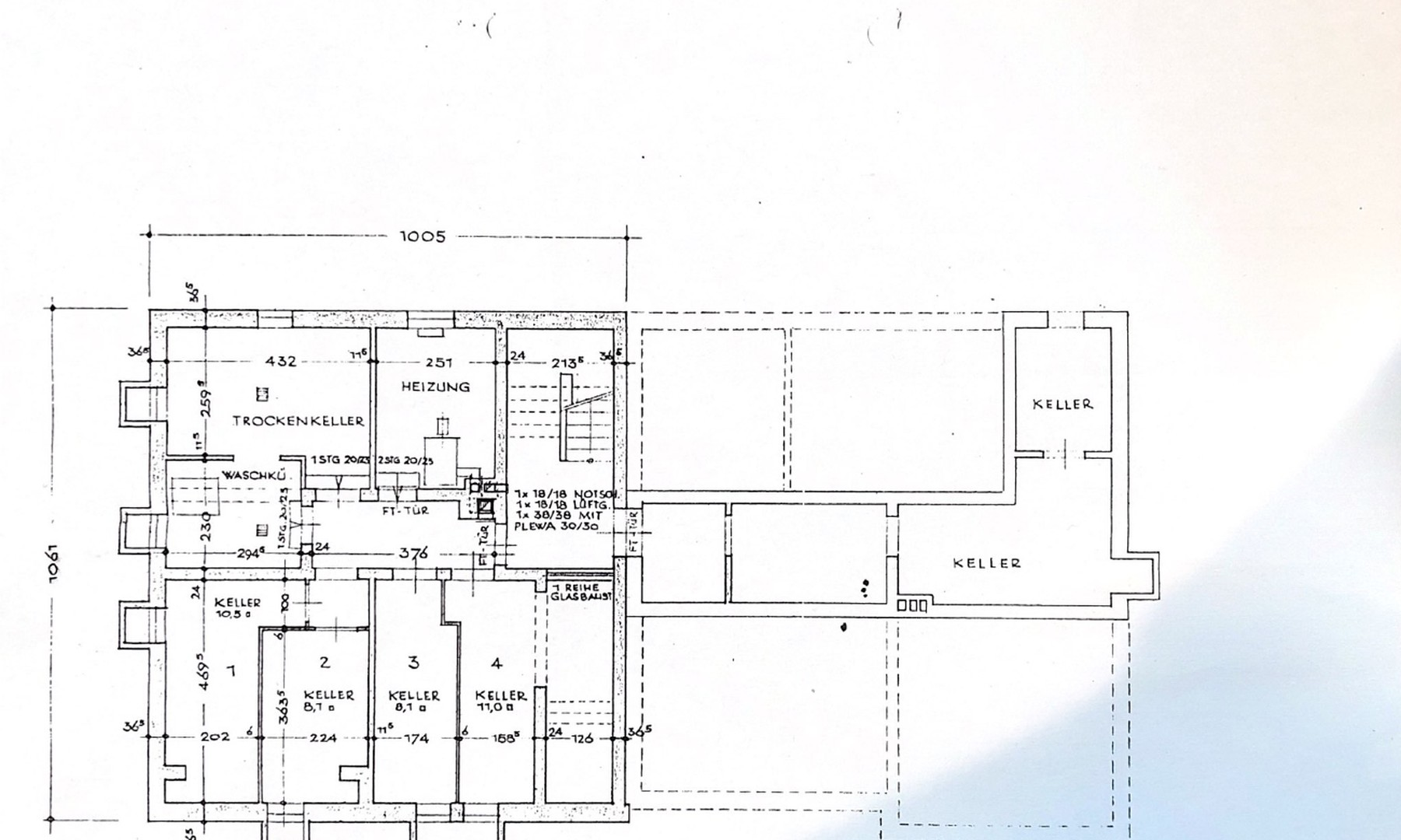 Grundriss Kellergeschoss