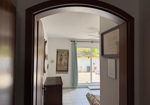 Blick in Terrassenzimmer