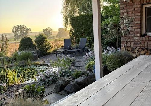 Blick von der Terrasse