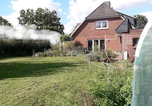Gartenansicht aufs Haus