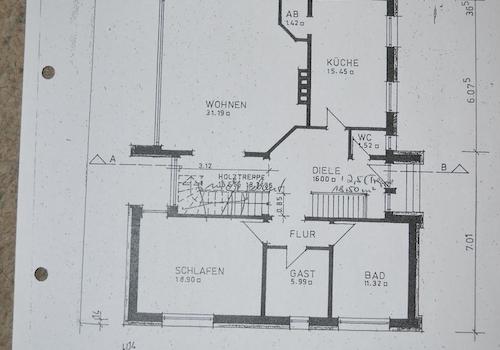Grundriss EG/ Erdgeschoß