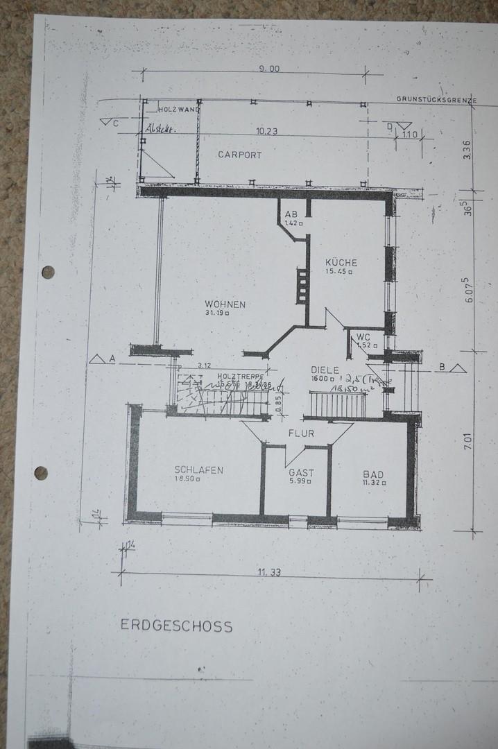 Grundriss EG/ Erdgeschoß