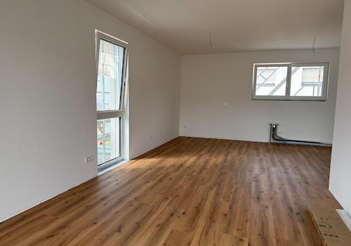 Blick vom Balkon aus