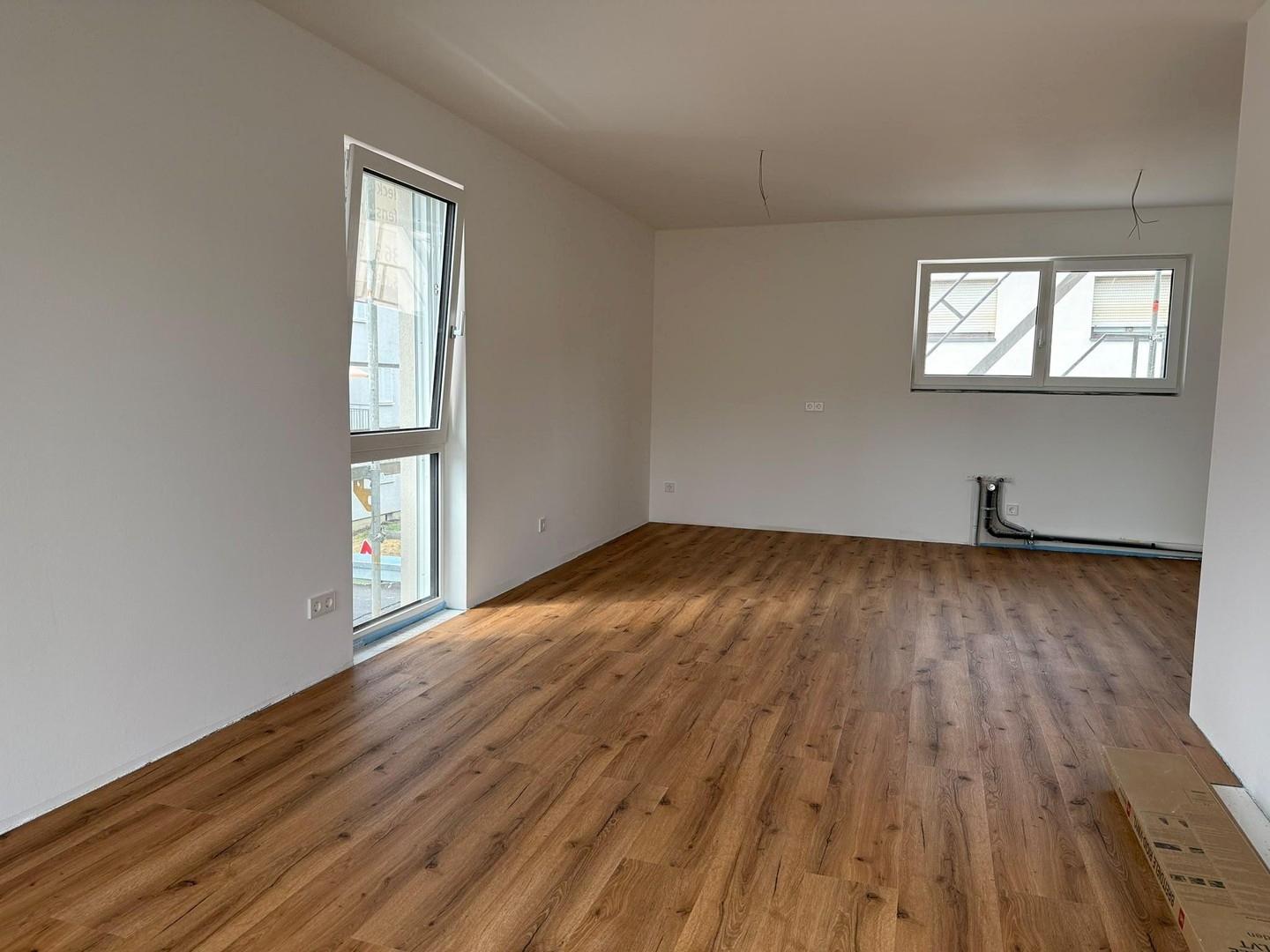 Blick vom Balkon aus