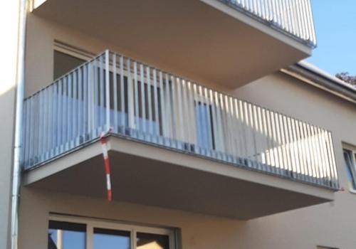 Balkon von aussen