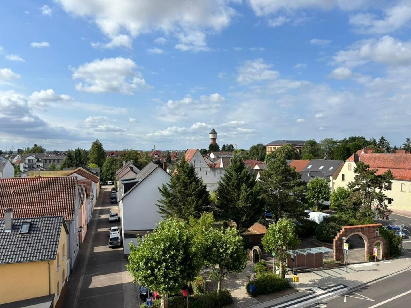 Blick vom Balkon 