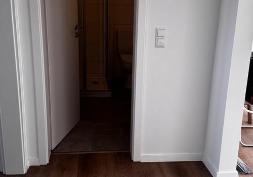 Blick ins Badezimmer