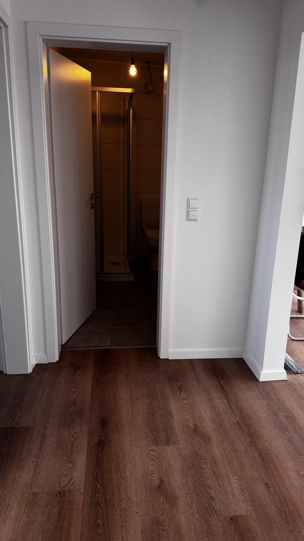 Blick ins Badezimmer