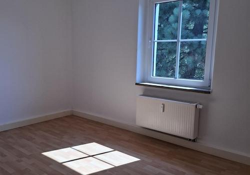 Blick im Schlafzimmer