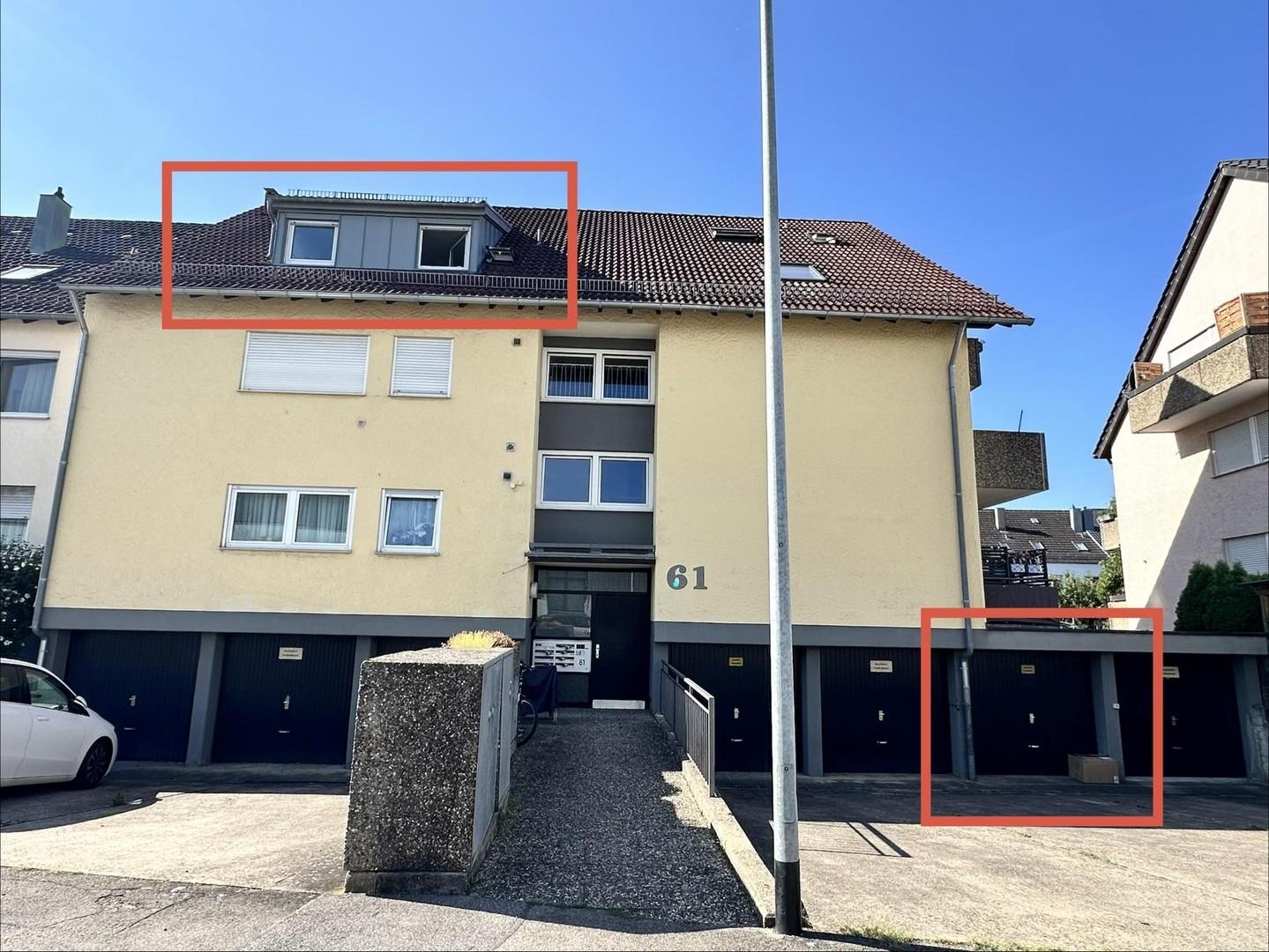 Hausansicht Nord ETW+Garage
