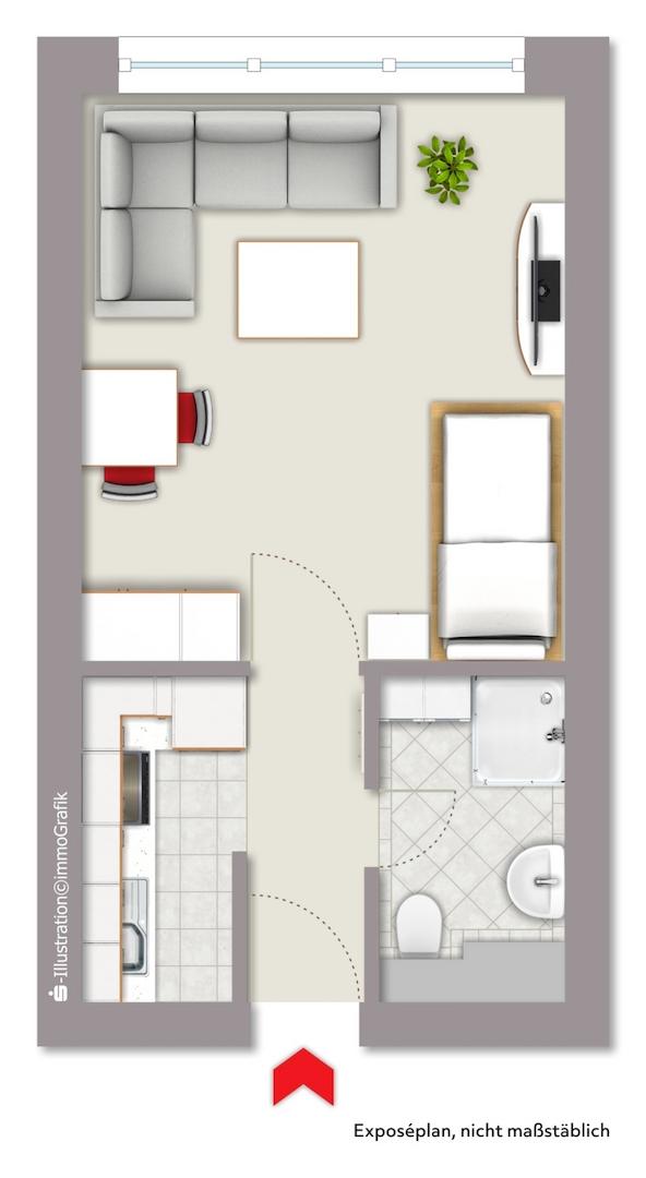 Grundriss Wohnung
