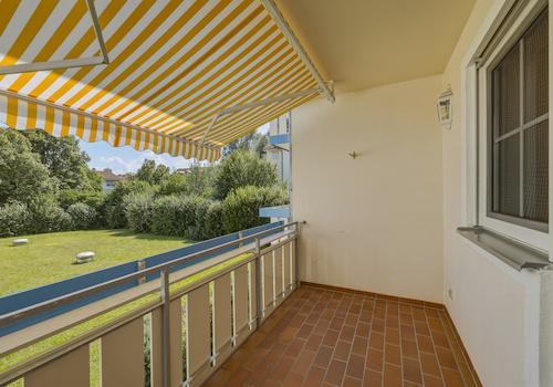 Der geschützte Balkon