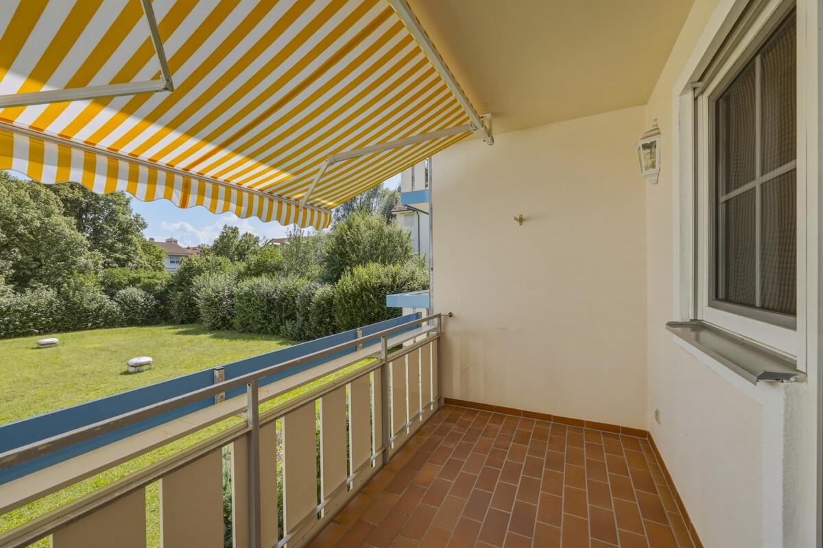 Der geschützte Balkon