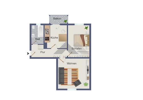 Etagenwohnung