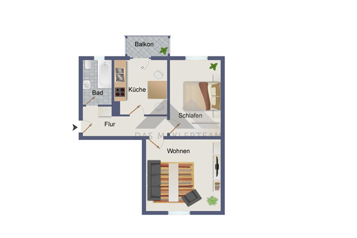 Etagenwohnung