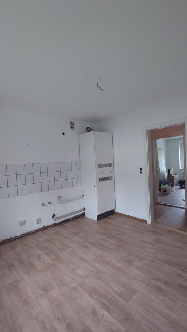 Blick in Küche/Wg-Therme