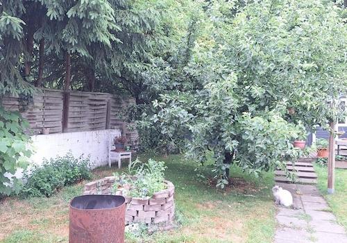 Garten 8 m breit