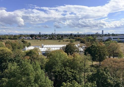 Ausblick vom Balkon
