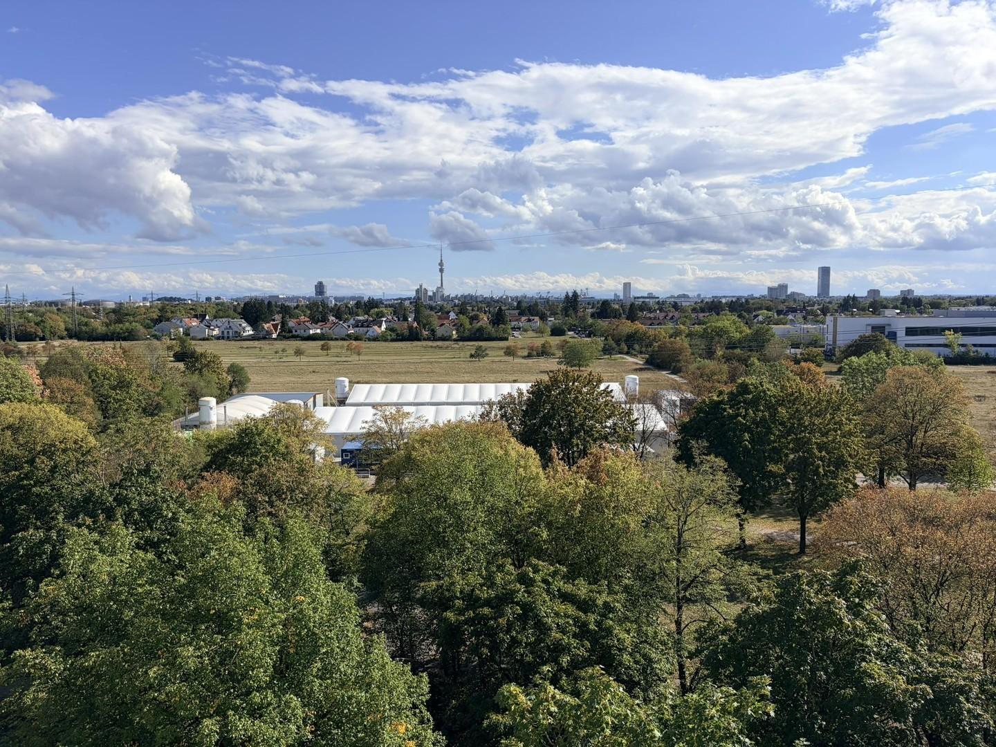 Ausblick vom Balkon