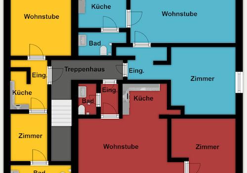 Grundriss Farbig- OG