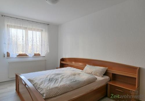 Blick ins Schlafzimmer