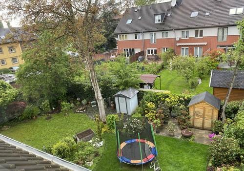 Blick vom Balkon