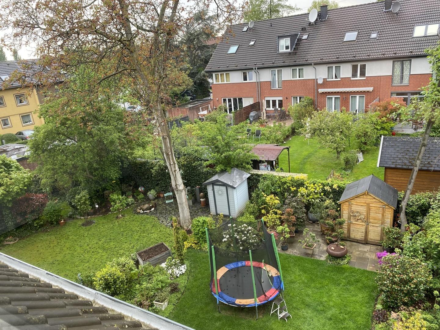 Blick vom Balkon