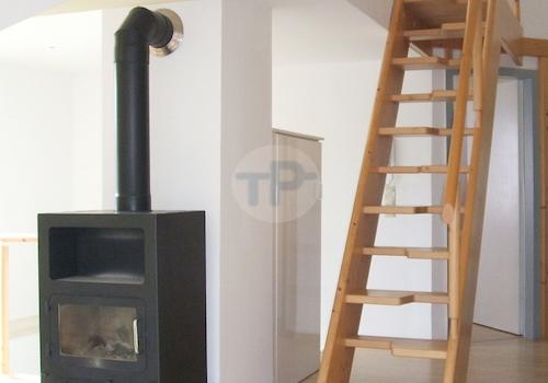 Treppe zur Galerie
