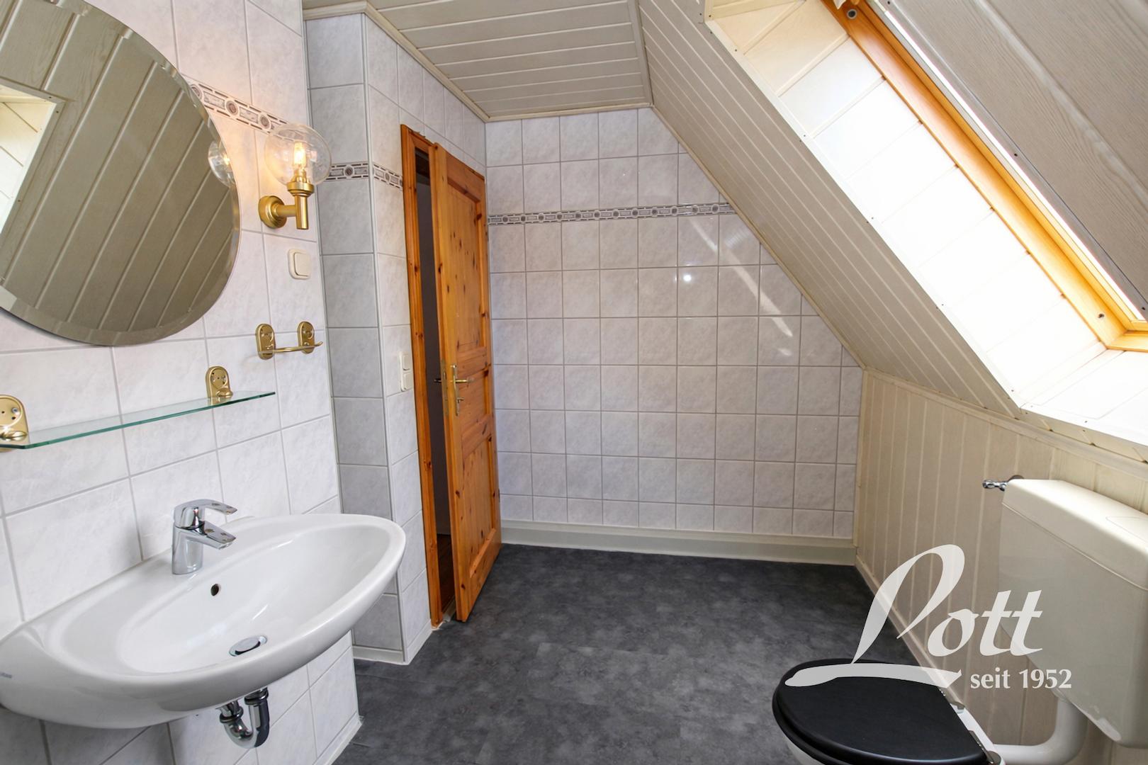Badezimmer Dachgeschoss