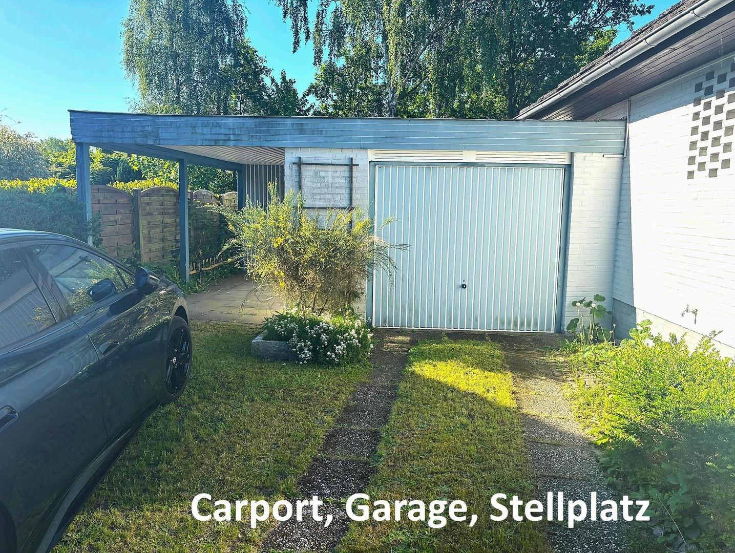 Carport, Garage, Stellplatz 