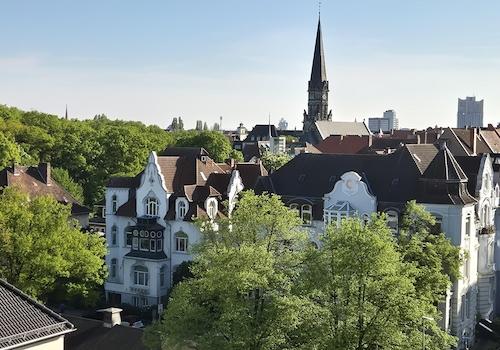 Blick vom Balkon