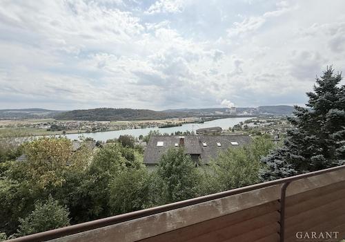 Blick vom Balkon