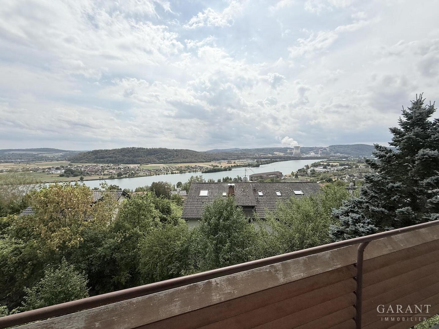 Blick vom Balkon