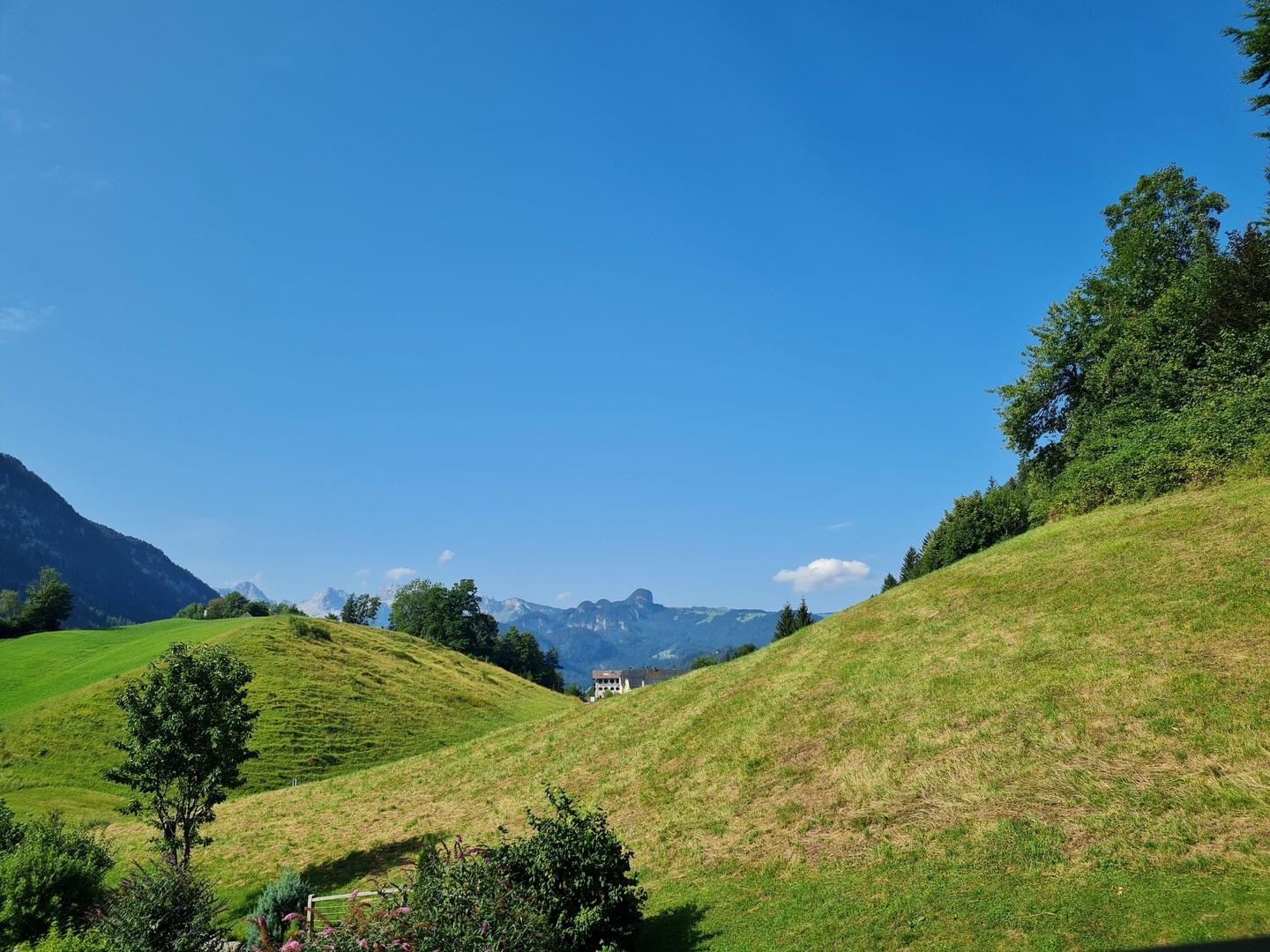 Ausblick vom Hauptbalkon