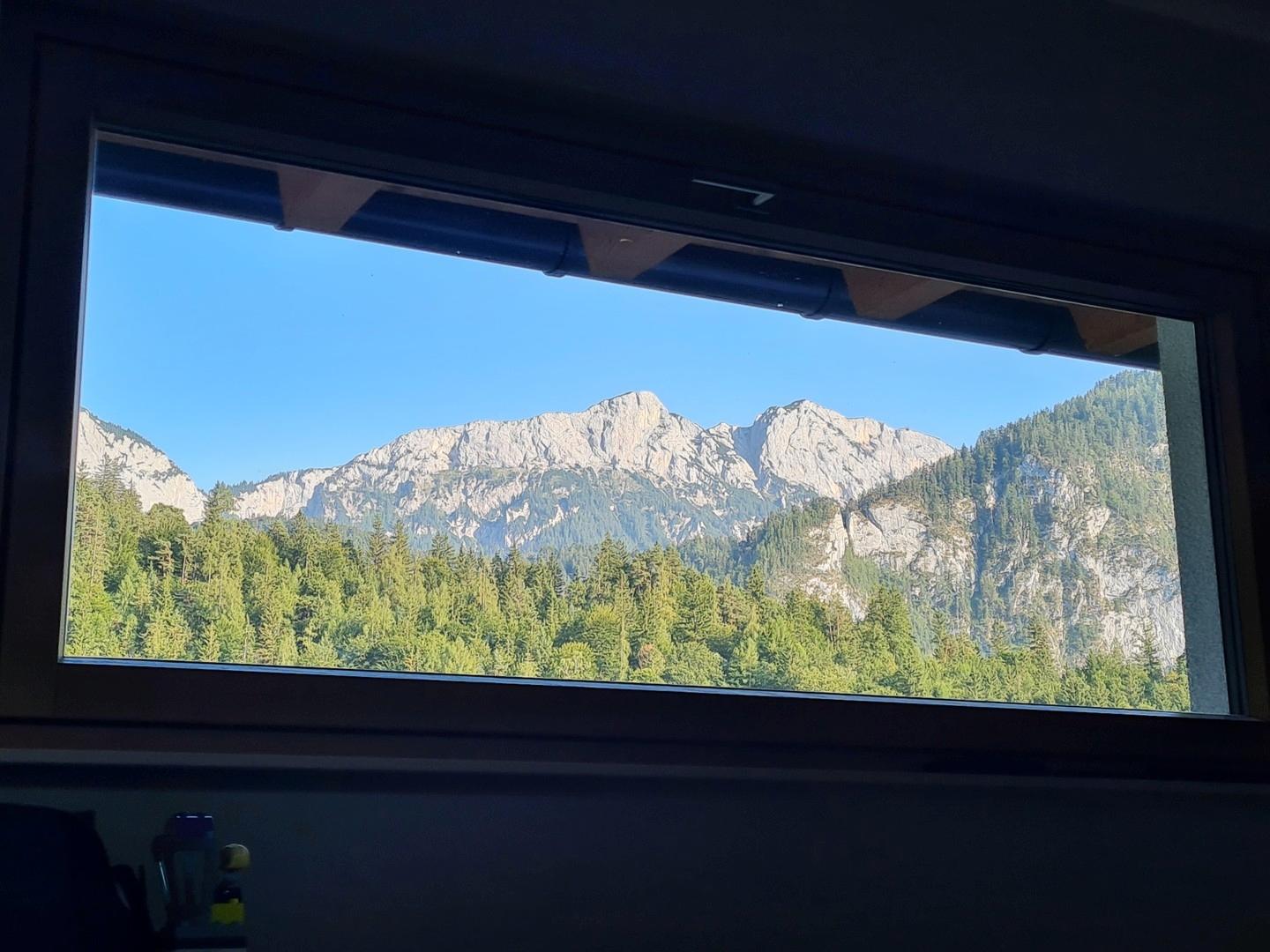 Ausblick vom Wohnbereich OG