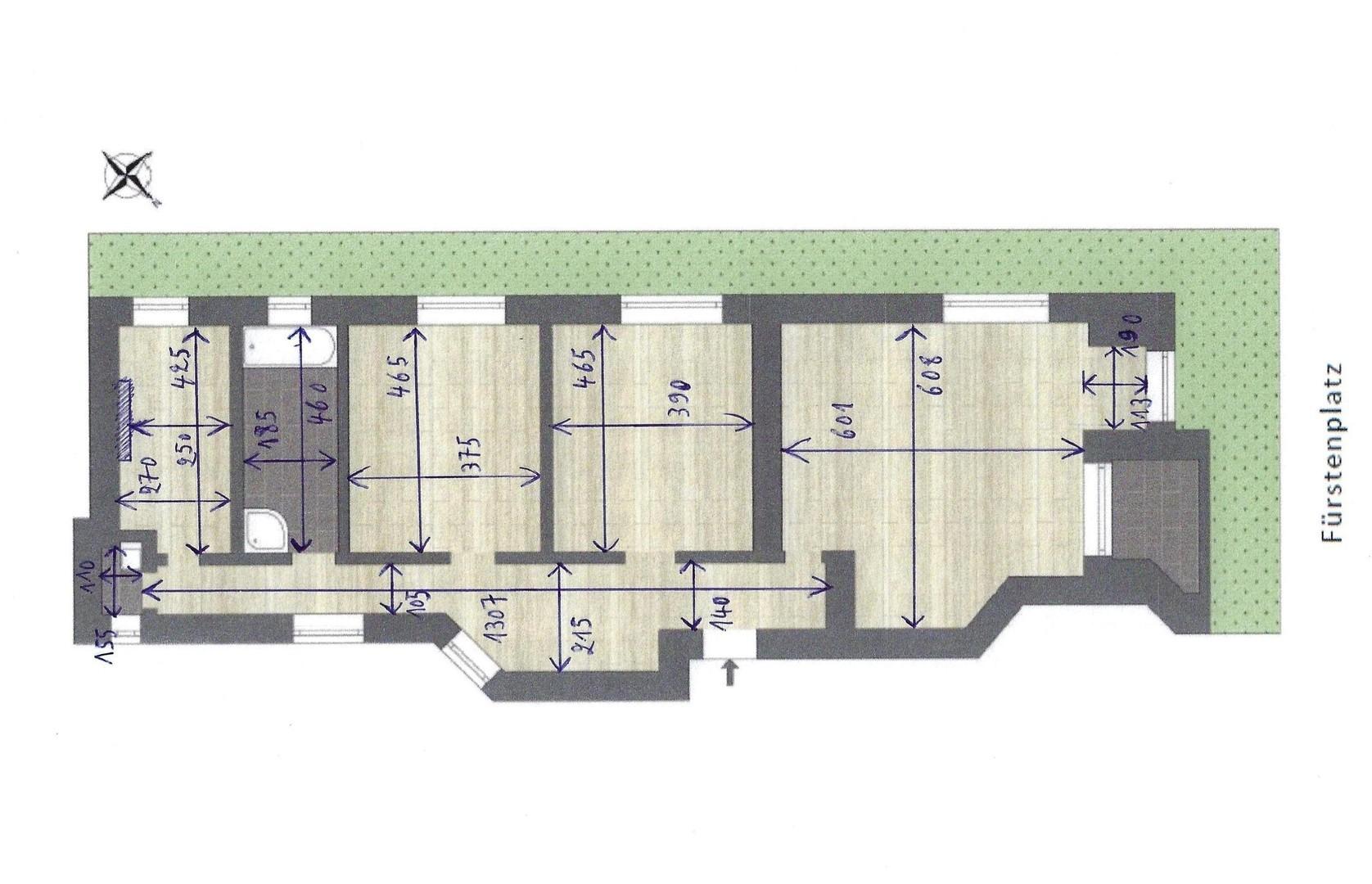 Grundrissplan