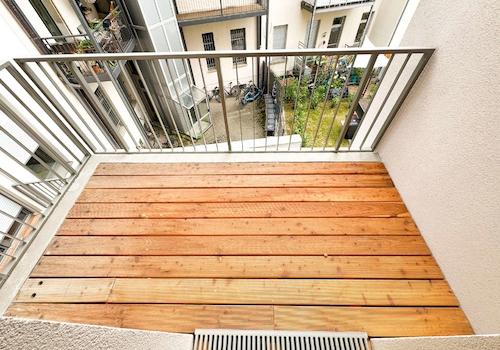 Balkon am Küchenbereich