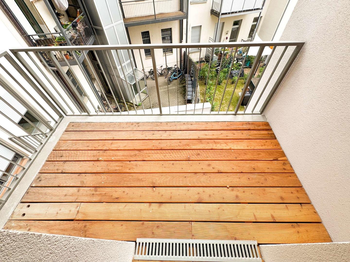 Balkon am Küchenbereich