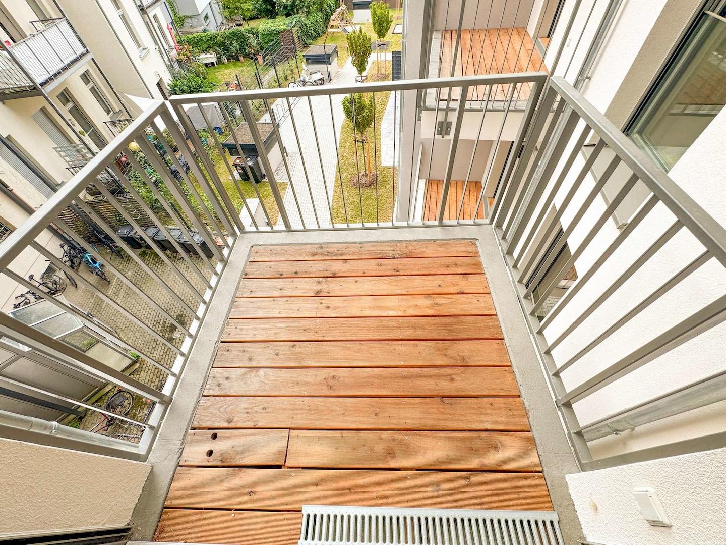 Balkon am Wohnbereich
