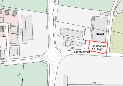 Lageplan Röttenbach 1150 qm